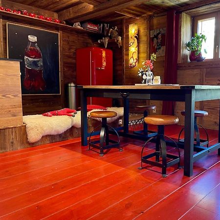 Chalet A Megeve-Vauvray - Grands Appartements , Vue Mont Blanc Demi-Quartier エクステリア 写真
